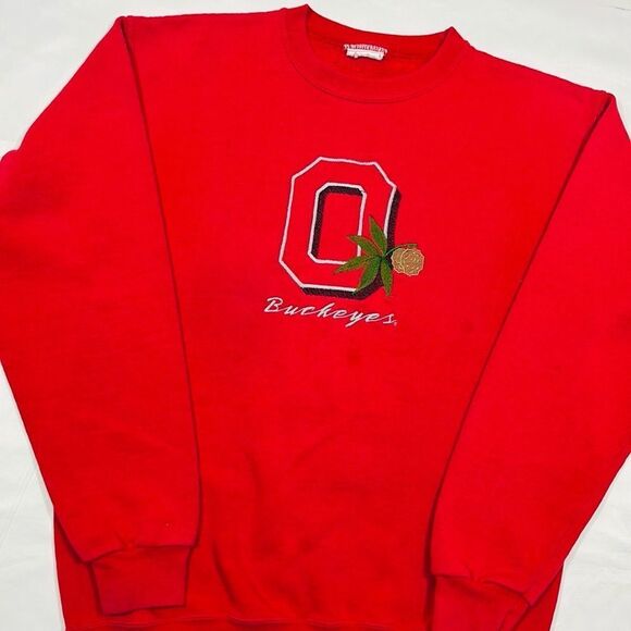 Vintage Ohio State University Embroidered Crewneck Sweater - Picture 1 of 7